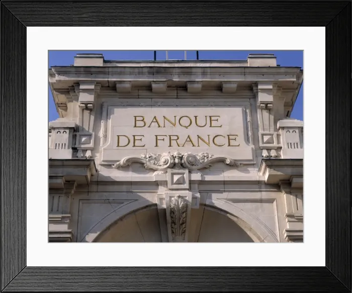 Framed Print : Banque de France Framed Print : Banque de France