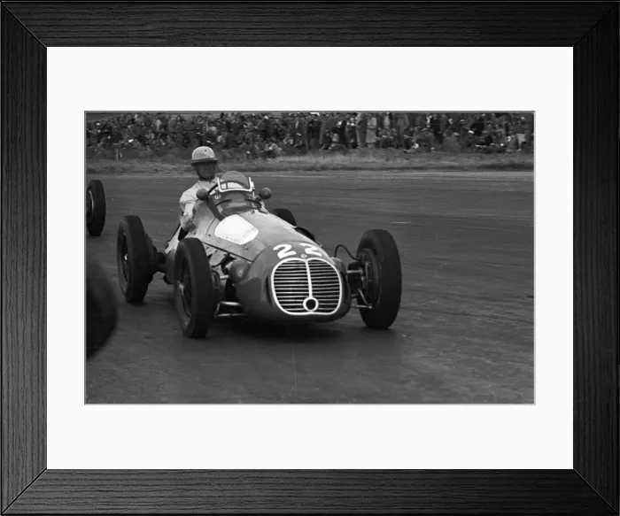 Framed Print : Motor racing in the 1950s Framed Print : Motor racing in the 1950s