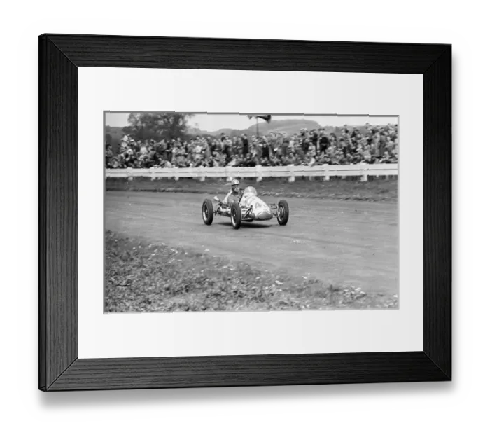 Framed Print : Motor racing in the 1950s