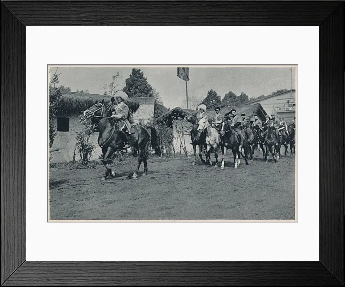 Framed Print : Cossacks at Carl Hagenbecks Zoo, Hamburg, Germany Framed Print : Cossacks at Carl Hagenbecks Zoo, Hamburg, Germany