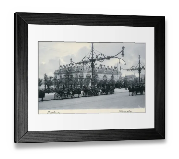 Framed Print : Alsterpavillon, Hamburg, Germany Framed Print : Alsterpavillon, Hamburg, Germany