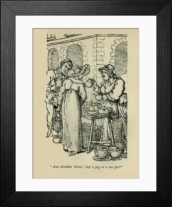 Framed Print : Earthenware seller Framed Print : Earthenware seller