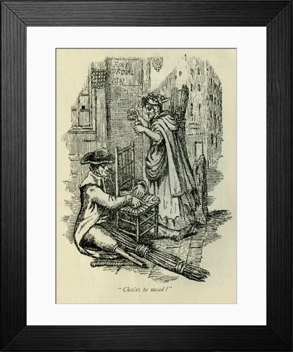 Framed Print : Chairs to mend Framed Print : Chairs to mend