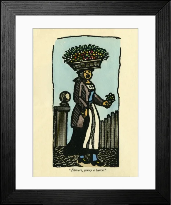 Framed Print : Flower seller Framed Print : Flower seller