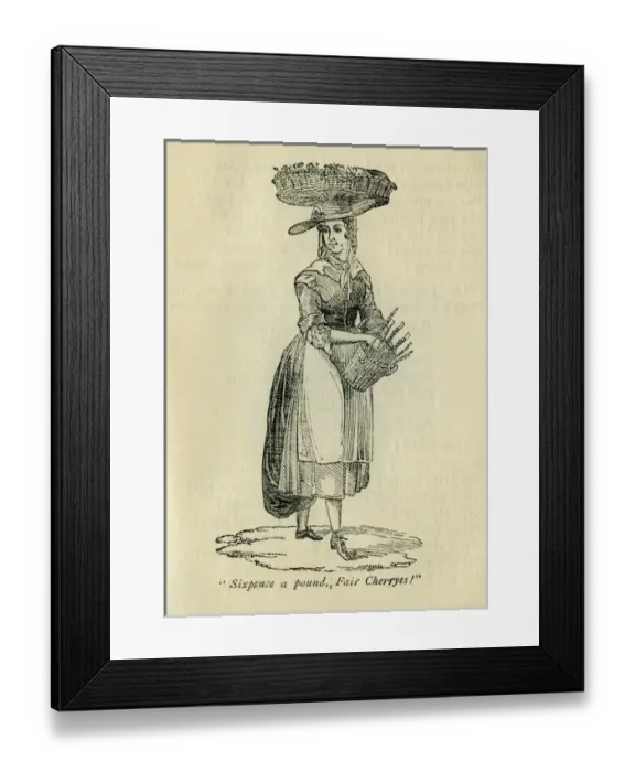 Framed Print : Cherry seller Framed Print : Cherry seller