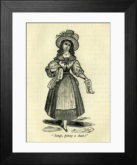 Framed Print : Song seller Framed Print : Song seller