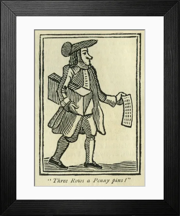 Framed Print : Pin seller Framed Print : Pin seller