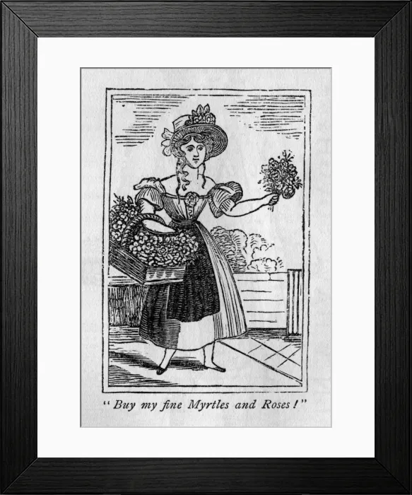 Framed Print : Flower seller Framed Print : Flower seller