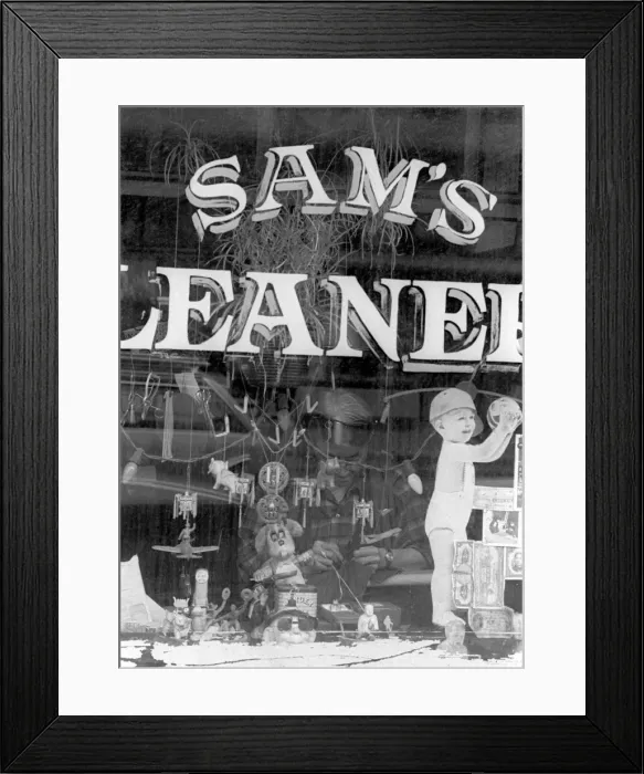 Framed Print : Sams Cleaners Haight Street Framed Print : Sams Cleaners Haight Street