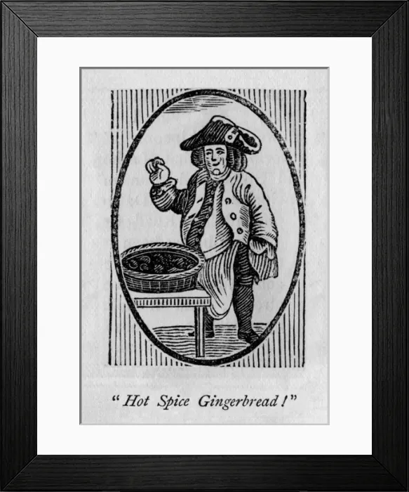 Framed Print : Gingerbread seller Framed Print : Gingerbread seller