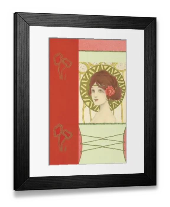 Framed Print : Elegant woman with gold halo Framed Print : Elegant woman with gold halo