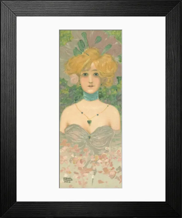 Framed Print : Elegant blonde woman Framed Print : Elegant blonde woman