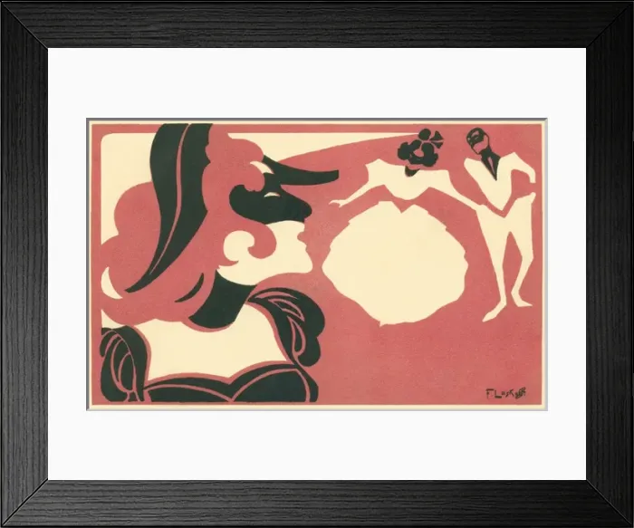 Framed Print : Elegant people in fancy dress Framed Print : Elegant people in fancy dress