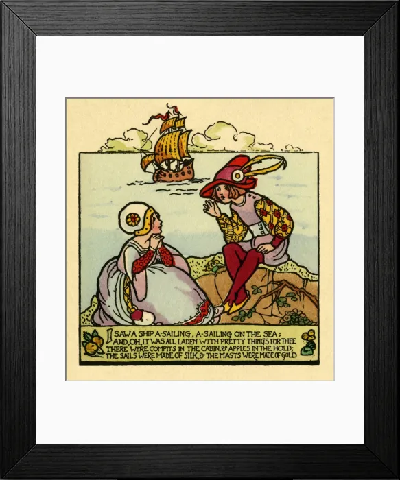 Framed Print : I saw a ship a-sailing Framed Print : I saw a ship a-sailing