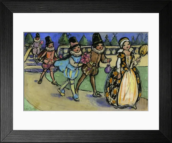 Framed Print : Sketch for greeting card Framed Print : Sketch for greeting card