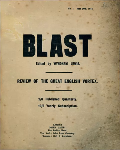 First issue of Blast magazine, 1914