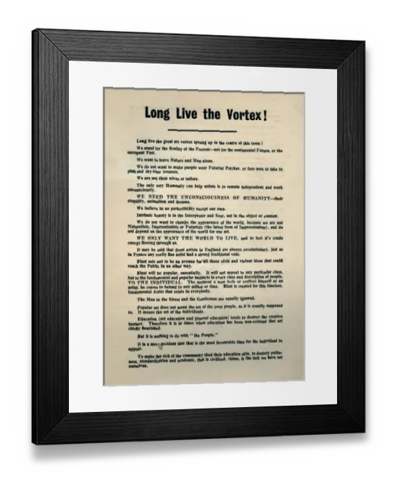 Framed Print : First issue of Blast magazine, 1914 Framed Print : First issue of Blast magazine, 1914