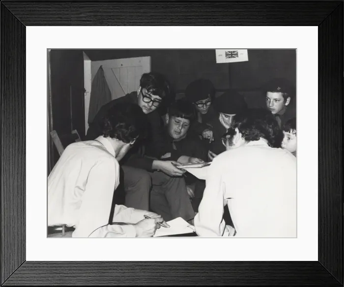 Framed Print : Boy scouts in Gibraltar Framed Print : Boy scouts in Gibraltar