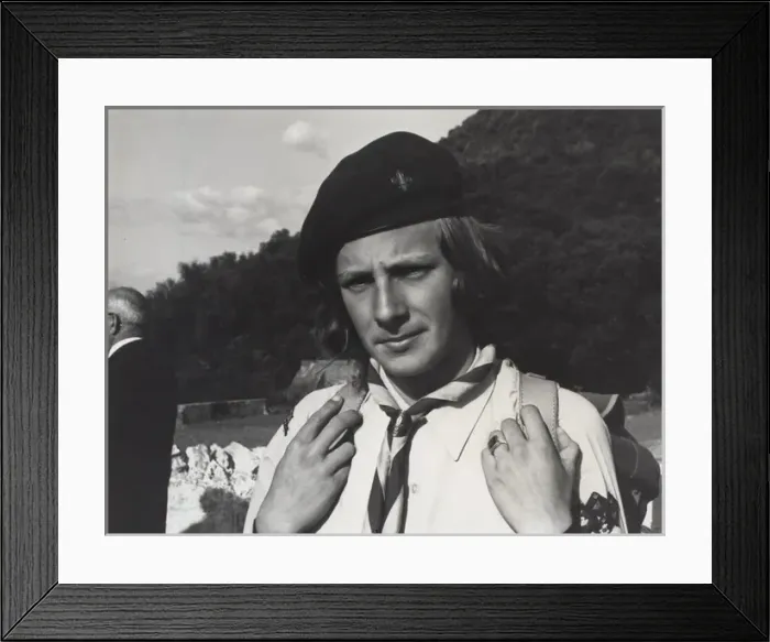 Framed Print : Boy scout in Gibraltar Framed Print : Boy scout in Gibraltar