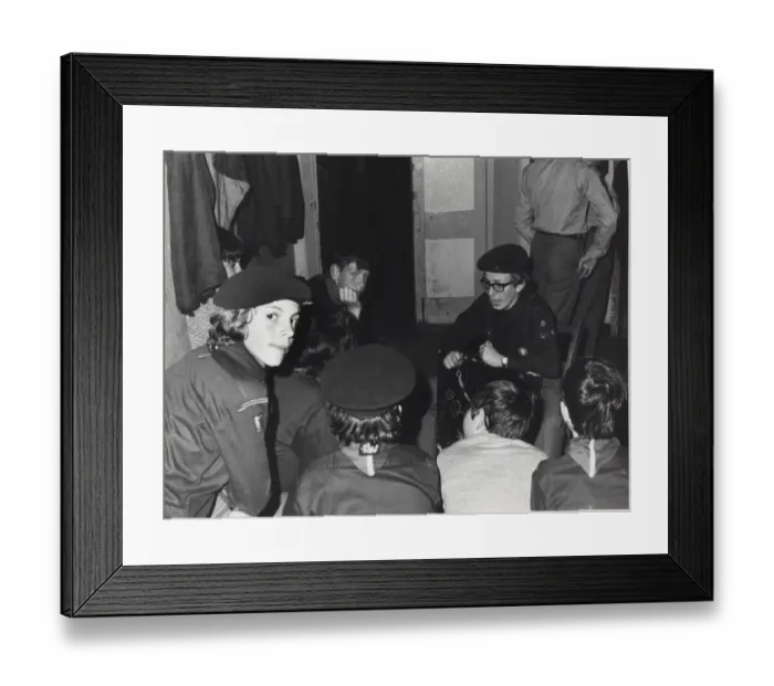 Framed Print : Boy scouts in Gibraltar Framed Print : Boy scouts in Gibraltar