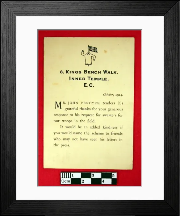 Framed Print : Sweaters for Troops postcards, WW1 knitting Framed Print : Sweaters for Troops postcards, WW1 knitting