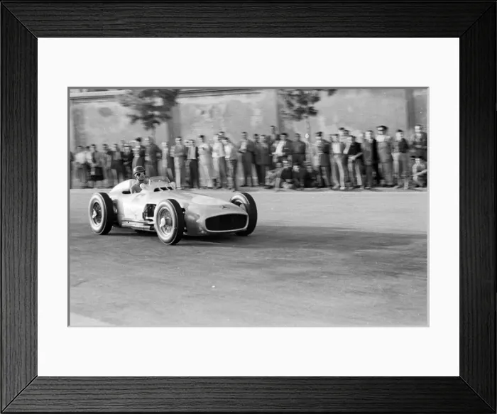 Framed Print : Herrmann in Mercedes, Pedralbes, Spain Framed Print : Herrmann in Mercedes, Pedralbes, Spain