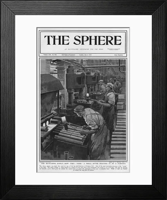 Framed Print : Munitions Factory 1915 Framed Print : Munitions Factory 1915