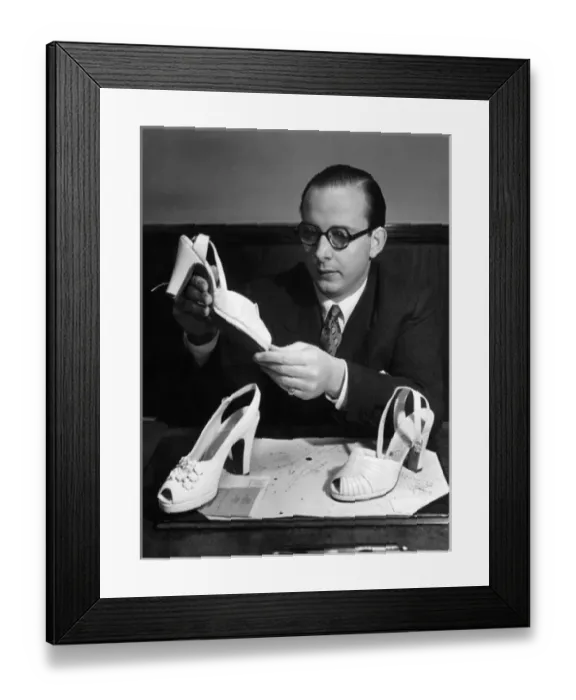 Framed Print : Edward Rayne, shoe supremo Framed Print : Edward Rayne, shoe supremo