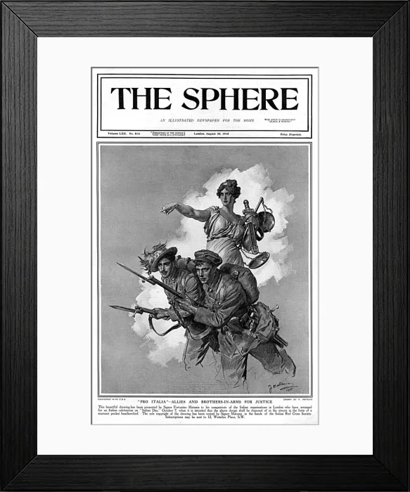 Framed Print : Pro Italia Framed Print : Pro Italia
