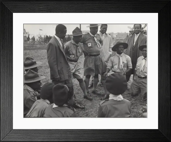 Framed Print : Scouts from Ghana at World Jamboree Framed Print : Scouts from Ghana at World Jamboree