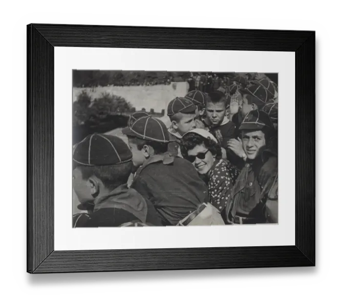 Framed Print : Greek cub scouts at an outdoor event Framed Print : Greek cub scouts at an outdoor event
