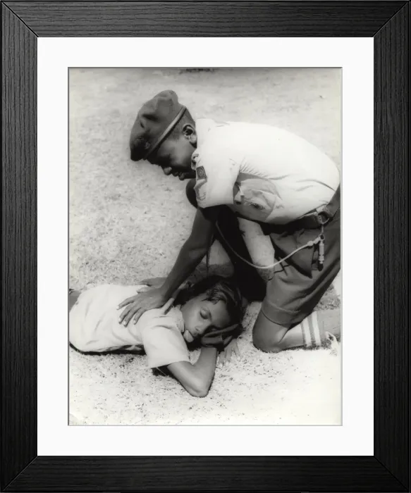 Framed Print : Two boy scouts from British Guyana, South America Framed Print : Two boy scouts from British Guyana, South America