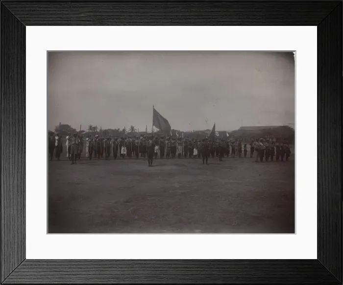 Framed Print : Scouts on parade, Christiansborg, Ghana, West Africa Framed Print : Scouts on parade, Christiansborg, Ghana, West Africa
