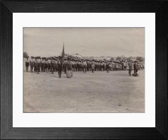 Framed Print : Scouts on parade, Ghana, West Africa Framed Print : Scouts on parade, Ghana, West Africa