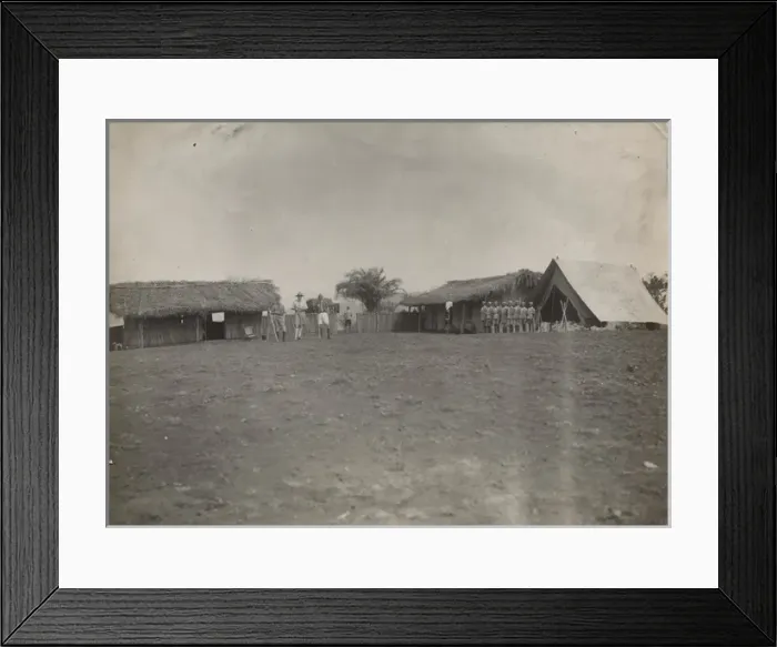 Framed Print : Scout camp in Ghana, West Africa Framed Print : Scout camp in Ghana, West Africa