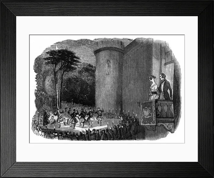 Framed Print : Royal visit to Taymouth Castle