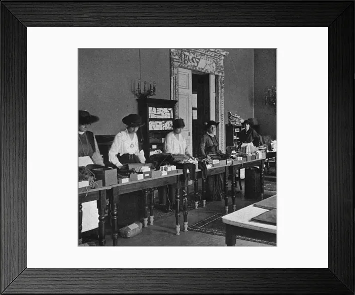 Framed Print : Comforts for the Royal Flying Corps, WW1 Framed Print : Comforts for the Royal Flying Corps, WW1