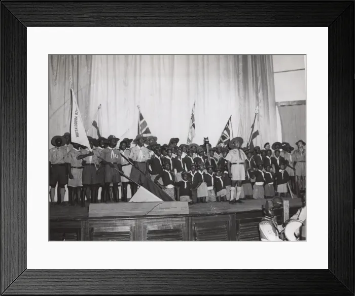 Framed Print : Scouts Gang Show, Ghana, West Africa Framed Print : Scouts Gang Show, Ghana, West Africa