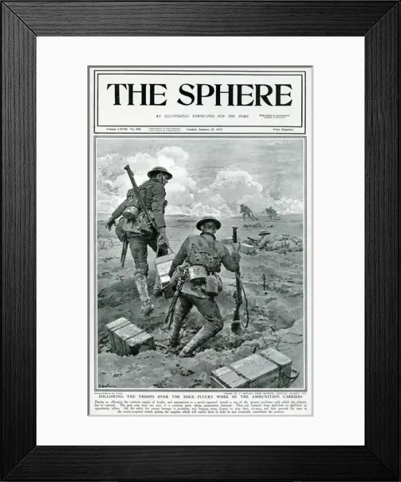Framed Print : British ammunition carriers Framed Print : British ammunition carriers