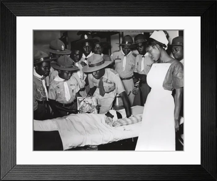 Framed Print : Scouts during Accra Scout Week, Ghana, West Africa Framed Print : Scouts during Accra Scout Week, Ghana, West Africa