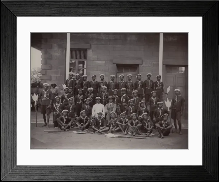 Framed Print : Sea Scouts at Accra, Ghana, West Africa Framed Print : Sea Scouts at Accra, Ghana, West Africa