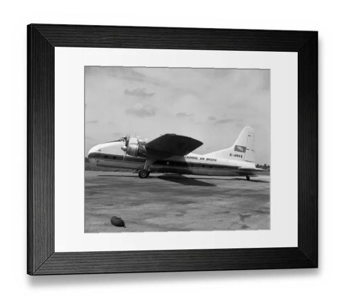 Framed Print : Bristol 170 Freighter Mk. 32 G-ANVS Vigilant Channel Air Br Framed Print : Bristol 170 Freighter Mk. 32 G-ANVS Vigilant Channel Air Br