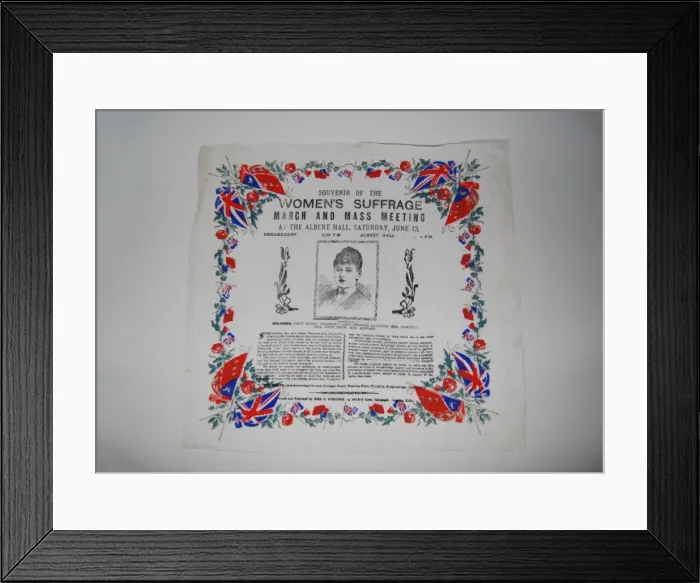 Framed Print : Suffrage Demonstration N. U. W. S.s 1908 Framed Print : Suffrage Demonstration N. U. W. S.s 1908