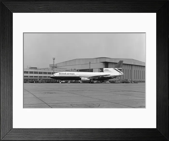 Framed Print : Lockheed L-1011 Tristar G-BBAI British Airways Heathrow