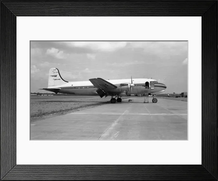 Framed Print : Canadair C-4 G-ALHS British Midland Framed Print : Canadair C-4 G-ALHS British Midland