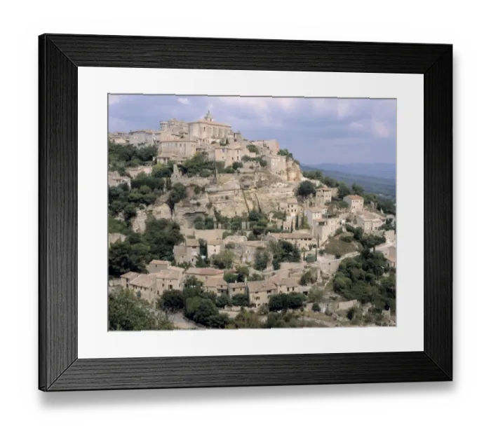 Framed Print : Gordes. An outstandingly beautiful town that follows the intricate shape of the hill Framed Print : Gordes. An outstandingly beautiful town that follows the intricate shape of the hill