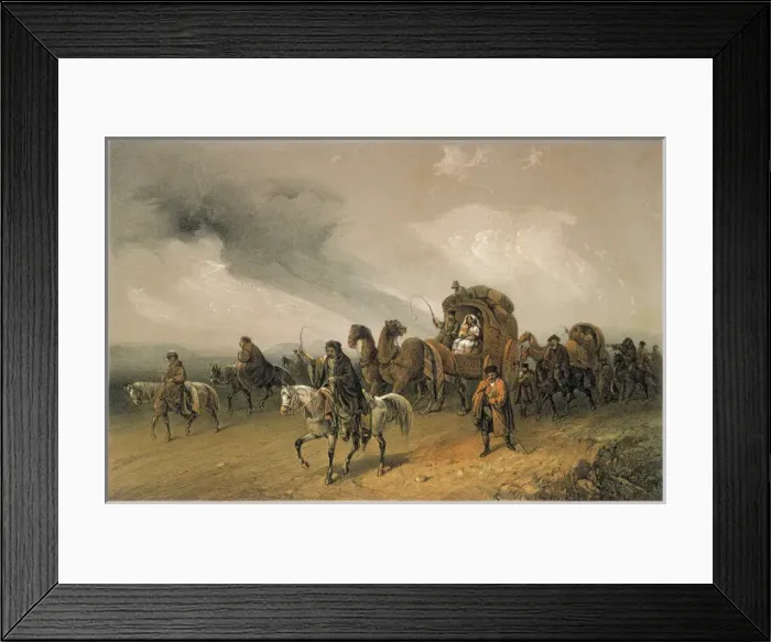 Framed Print : Tartars Travelling Framed Print : Tartars Travelling