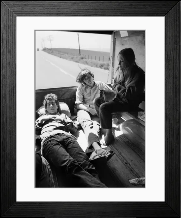 Framed Print : Hitch Hiking California 1968 Framed Print : Hitch Hiking California 1968