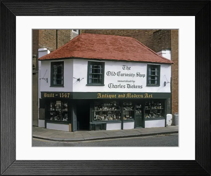 Framed Print : The Old Curiosity Shop Framed Print : The Old Curiosity Shop