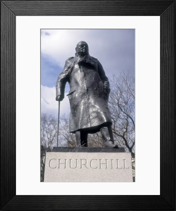 Framed Print : Sir Winston Churchill Framed Print : Sir Winston Churchill